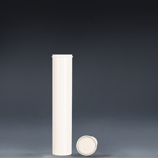23×120mm white moisture-proof effervescent tablet tubes wholesale Sunripack