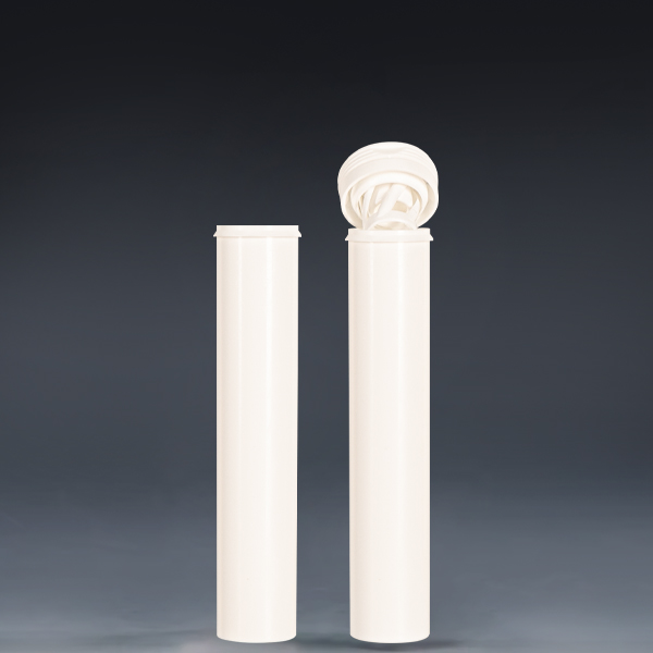 23×120mm white moisture-proof effervescent tablet tubes wholesale Sunripack