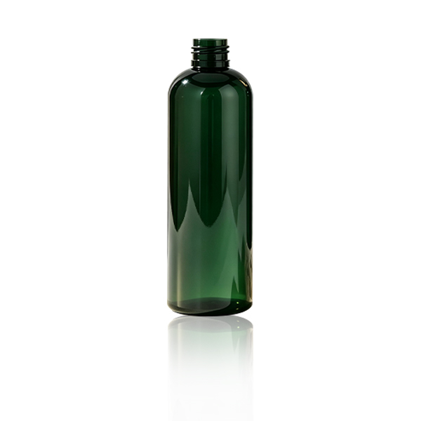 200ml high-glossy green PET plastic bottle 24/410 neck empty cosmetic packaging Sunripack